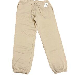 Mode Of One Mens Regular Fit Fleece Sweatshirt Joggers Dark Ecru Size L